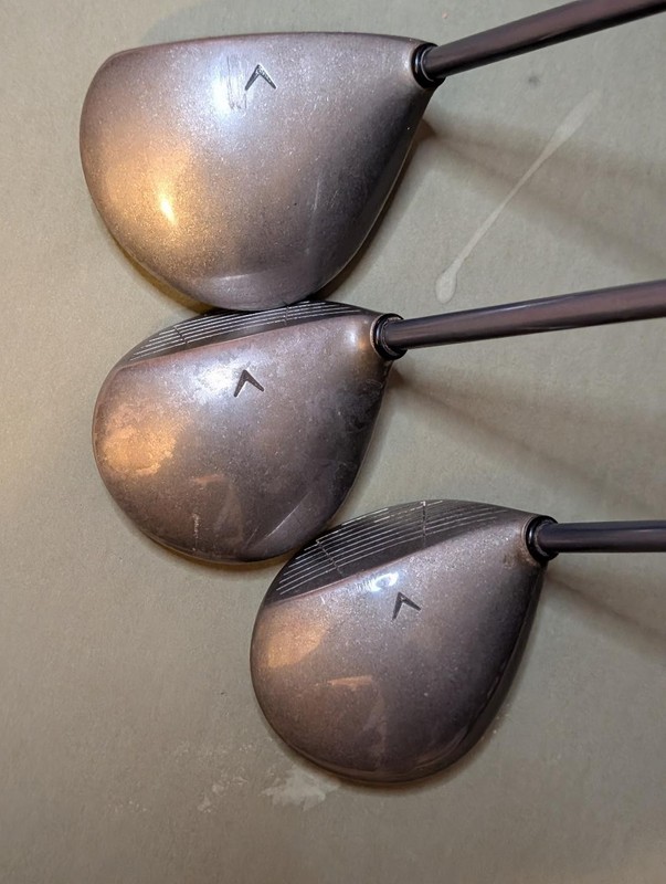 Classic golf club collectors  Calloway Big Bertha LH  early metal set