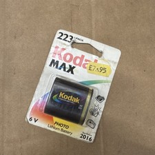 Kodak Max Lithium Camera Battery 6 V 223