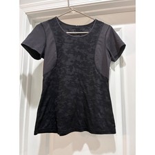 Lululemon Swiftly Tech Short Sleeve Top 2.0 Camo Athletic Workout Shirt