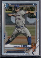 2021 Bowman Draft #BDC-60 Dominic Hamel Chrome Refractor