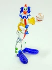 Vintage Small 4" Murano Handblown Glass Clown Figurine  - Made in Italy
