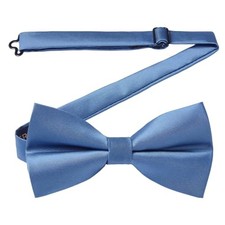 Bow Ties for Men Pretied Bowties Classic Formal Business Bow One Size Blue-7