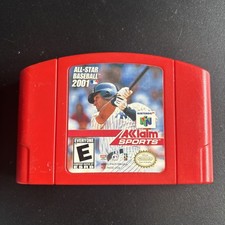 All-Star Baseball 2001, N64, Loose, Authentic!
