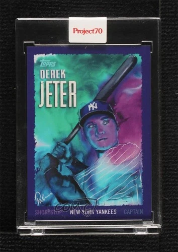 2021 Project 70 Online Exclusive 1995 Topps Baseball Derek Jeter Brittney Palmer