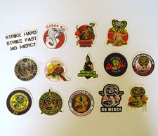 Lot of 14 Cobra Kai Karate Kid Vinyl Stickers