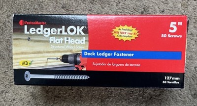 FastenMaster LedgerLOK Flat Head 5 in. Structural Wood Screw (50 Pack)
