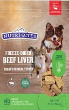 Freeze Dried Beef Liver Dog  Cat Treats  Healthy Pet Training Treats or Foo...