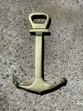Antique Style Brass Nautical Ships Boat Anchor  Beer Bottle Opener
