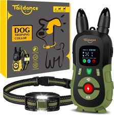 Dog collar with Remote Control and Flashing Night Light