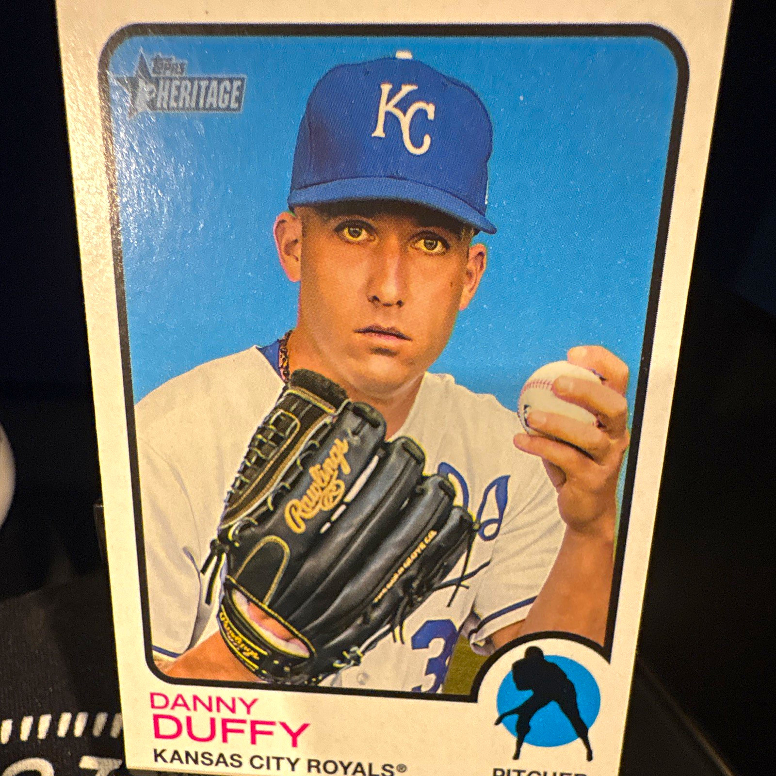 Topps 2022 Heritage High Number SP Danny Duffy #470 Kansas City Royals