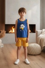 Boys Short Sets Lot Of 7 Each Set Have Different Graphics Size 6-7