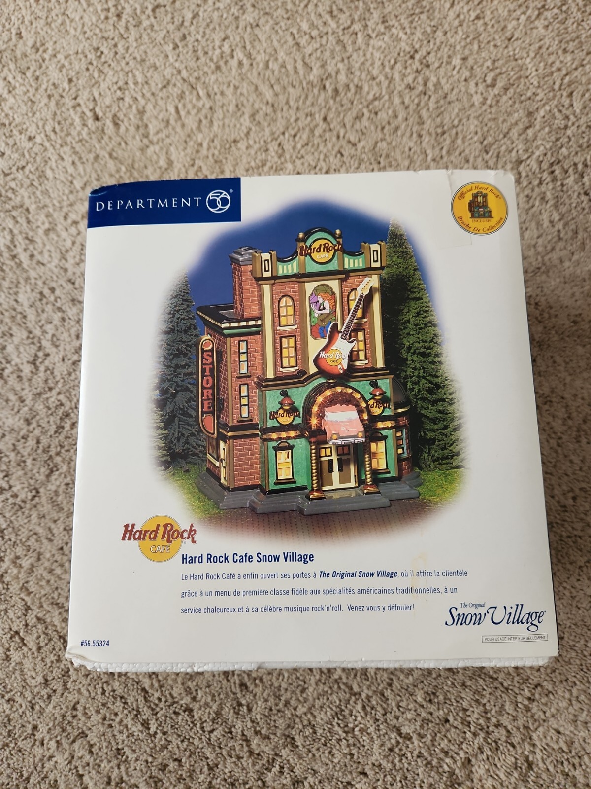 Dept 56 Hard Rock Cafe 55324 Snow Village