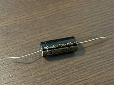 New 100 uf 450v Axial Capacitor Guitar Tube Amp  Radio Electrolytic Qty Av 