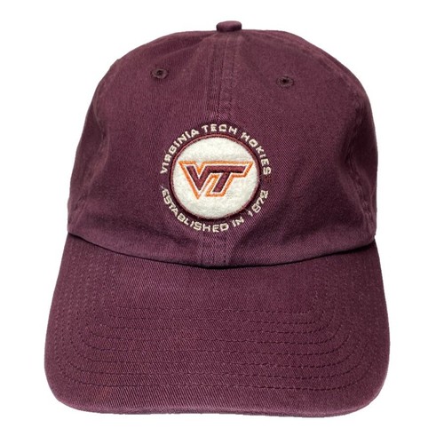 Casquette Virginia Tech Bordeaux & Orange - Occasion, Bon état, Fan De Sport US
