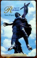 G PRP 259 C&C 3380 PHONE CARD NEW MAGNETIZED NUORO FESTIVAL OF THE REDEEMER