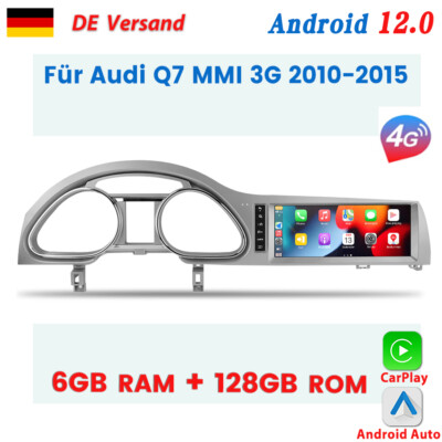 10.25  Für Audi Q7 MMI 3G 2010-2015 6+128GB Carplay Android Autoradio GPS NAVI
