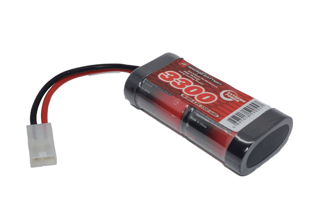 Rechargeable Battery 4.8v NiMH 3300mAh SC Tamiya Fitting Vapextech UK