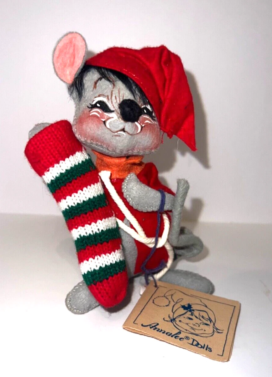 Vintage Annalee Dolls Christmas Mouse with Stocking 1965 eBay