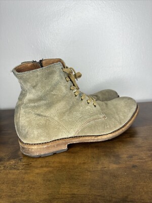 Купить frye bowery lace upzipper boot cognac distressed  display picture 2