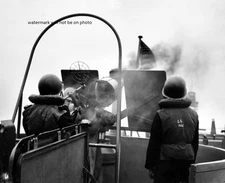 US Troops shooting an Anti-aircraft gun 8"x 10" World War II Photo Picture #136
