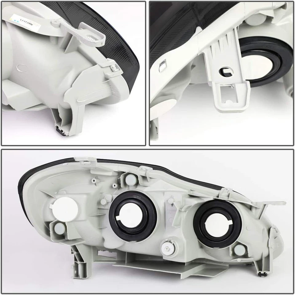 Smoke Len OE Style JDM Head Lights Lamps Assembly For 2003-2008 Toyota Corolla - Image 4 of 4
