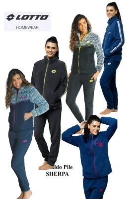 LOTTO Completo Tuta donna giorno e notte invernale in caldo PILE SHERPA
