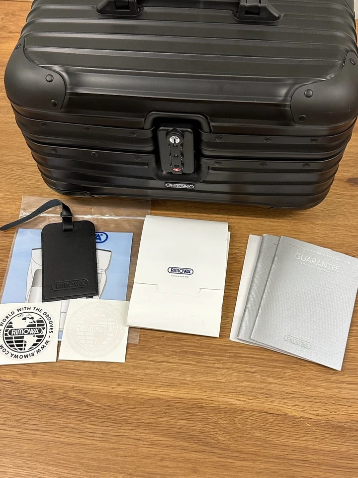 Rimowa Topas Stealth Beauty Case Full Set schwarz Schminkkoffer (pre-LVMH) NEU - Bild 3 von 4