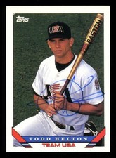 1993 Topps Traded #19T Todd Helton HOF 2024 Signed Auto RC Rookie Card, NM