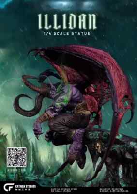 Catfish Studio World of Warcraft Illidan Stormrage 1/4 Statue Figure Collectible