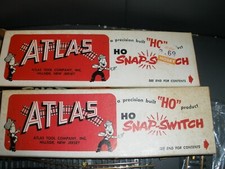 Lot of 2 Snap Switch Atlas Never Used Opened For train Layouts