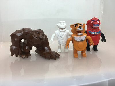 LEGO   Stein-Monster Yeti Bigfoot Golem Tygurah Jun-Chi Stone Guardian Lion-Dog