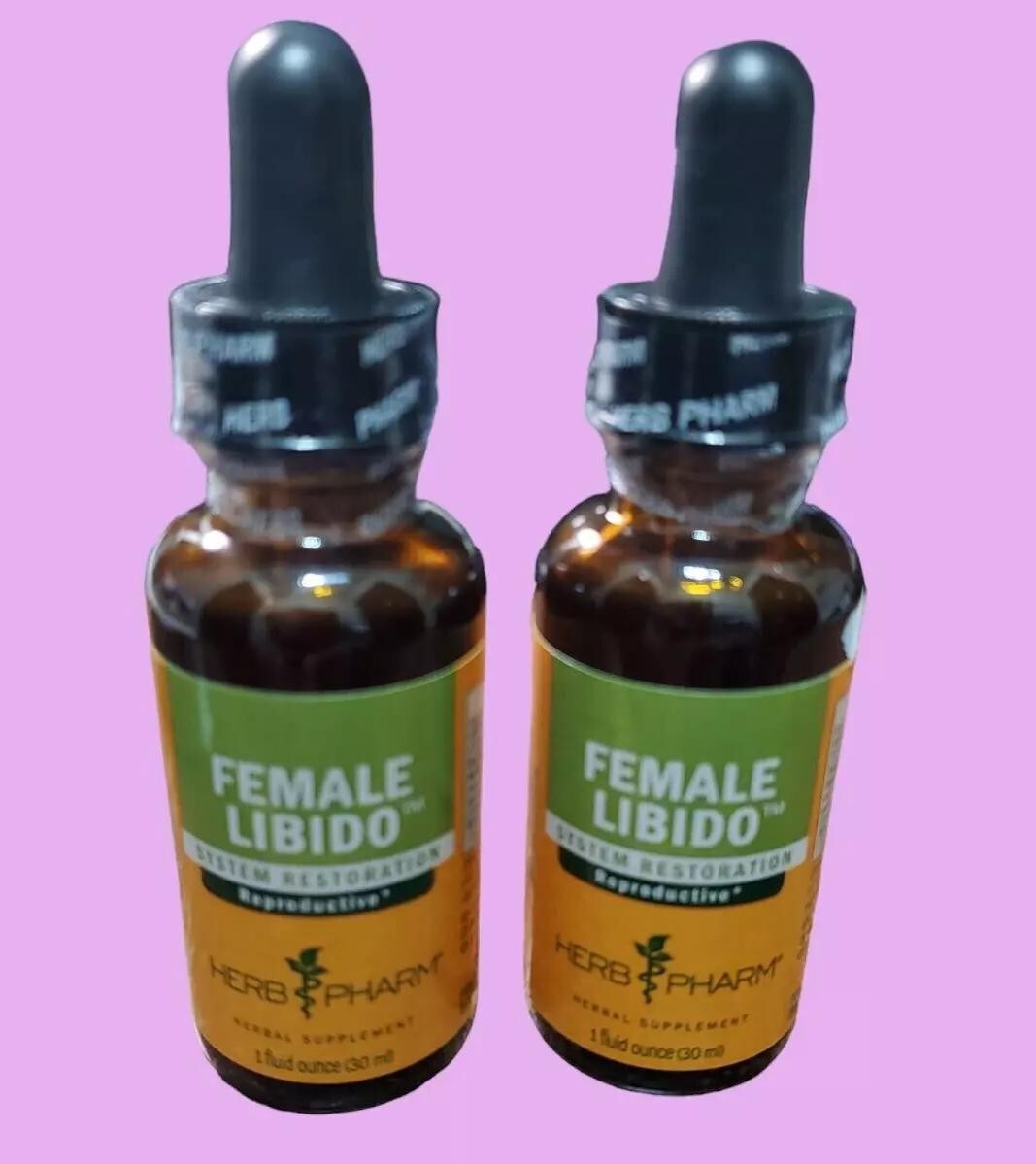 Lot of 2 ( 1 oz + 1 oz ) Female Libido Herb Pharm, 2 Pack