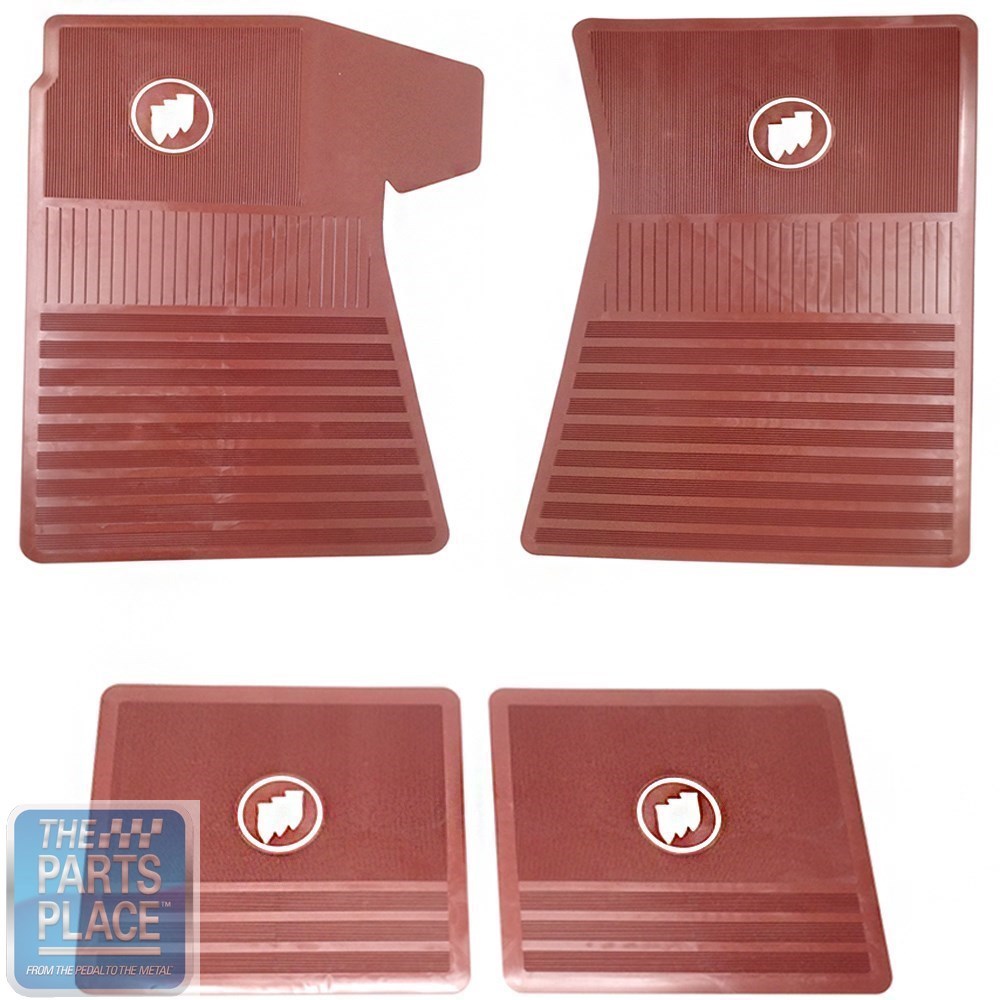 6175 Buick Skylark / GS / Wildcat / Electra 4 Rubber Floor Mats Set