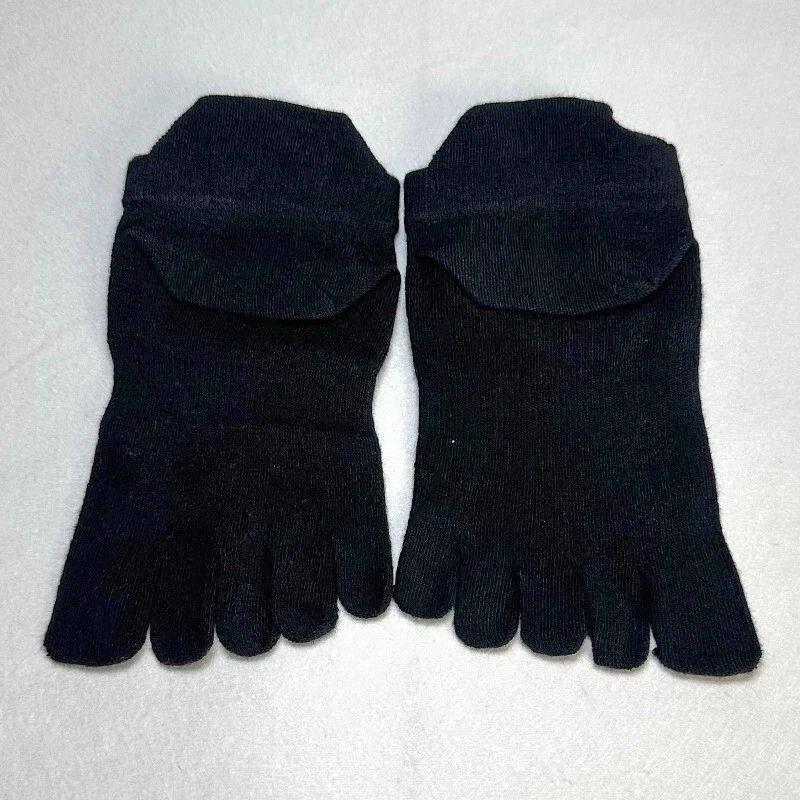 3 pack injinji Women's Lightweight 5 Toe No Show Socks Cool max Black Size S - Image 3 of 3