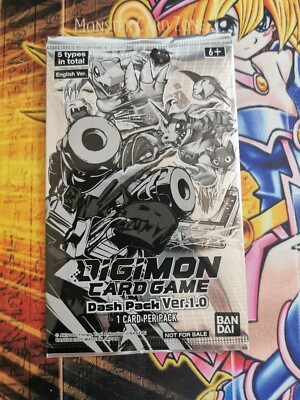 Digimon Card Game 1x Dash Pack Ver. 1.0 New & Original Packaging English