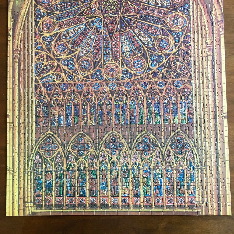 MINSTER Amiens St Firmin 拼图 - 完整 500 件 复古 着色玻璃窗 — 第 4/4 张图片