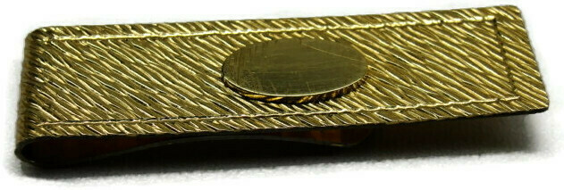 Gold-Tone Engravable Money Clip for Credit Cards Cash & ID-image