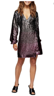 topshop purple sequin dress Topshop petite disco sequin mini dress in pink  ASOS Sample Sale