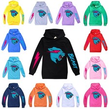 Neu Mr Beast Lightning Cat Print Casual Langa...