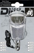 BDCP Scheinwerfer 35 Lux Nabendynamo, switch, steady inkl. 2 Kabelstecker Lampe