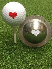 Golf Ball Custom Marker Alignment Tool Kiss Me