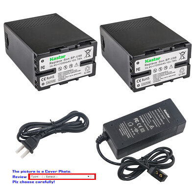 Kastar Battery D-Tap Fast Charger for Sony BP-U98 BP-U60 BP-U60 & Sony PMW-100