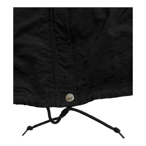 Men's Adidas Full Zip Jacket W/Snaps Size Large Preowned Black 4 Pockets VG - Picture 4 of 8
