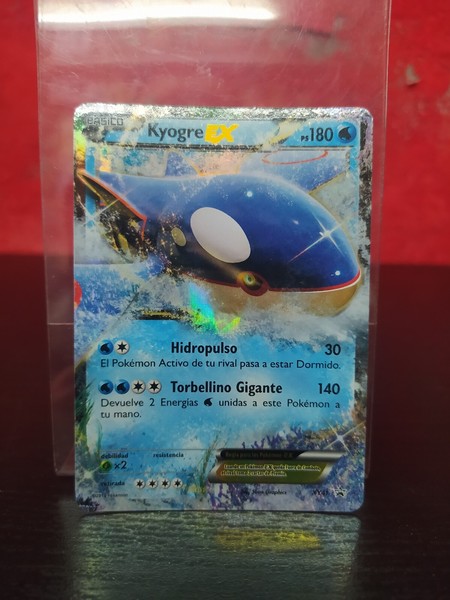 Pokemon Promo KYOGRE EX XY41 Rare Holo Foil SPANISH CARD TCG JCC