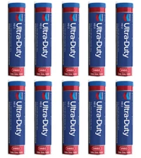 10 Pack Chevron Ultra-Duty HD 2 Grease; Formerly Ultra-Duty EP2; (10) 14oz tubes