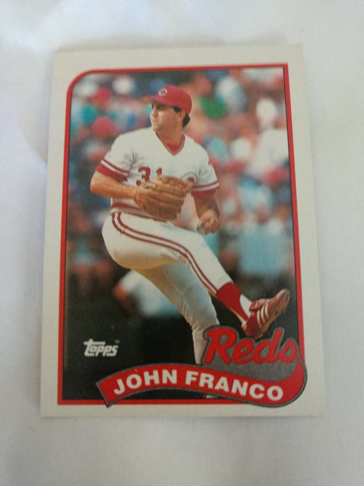 1989 Topps #290 JOHN FRANCO Cincinnati Reds
