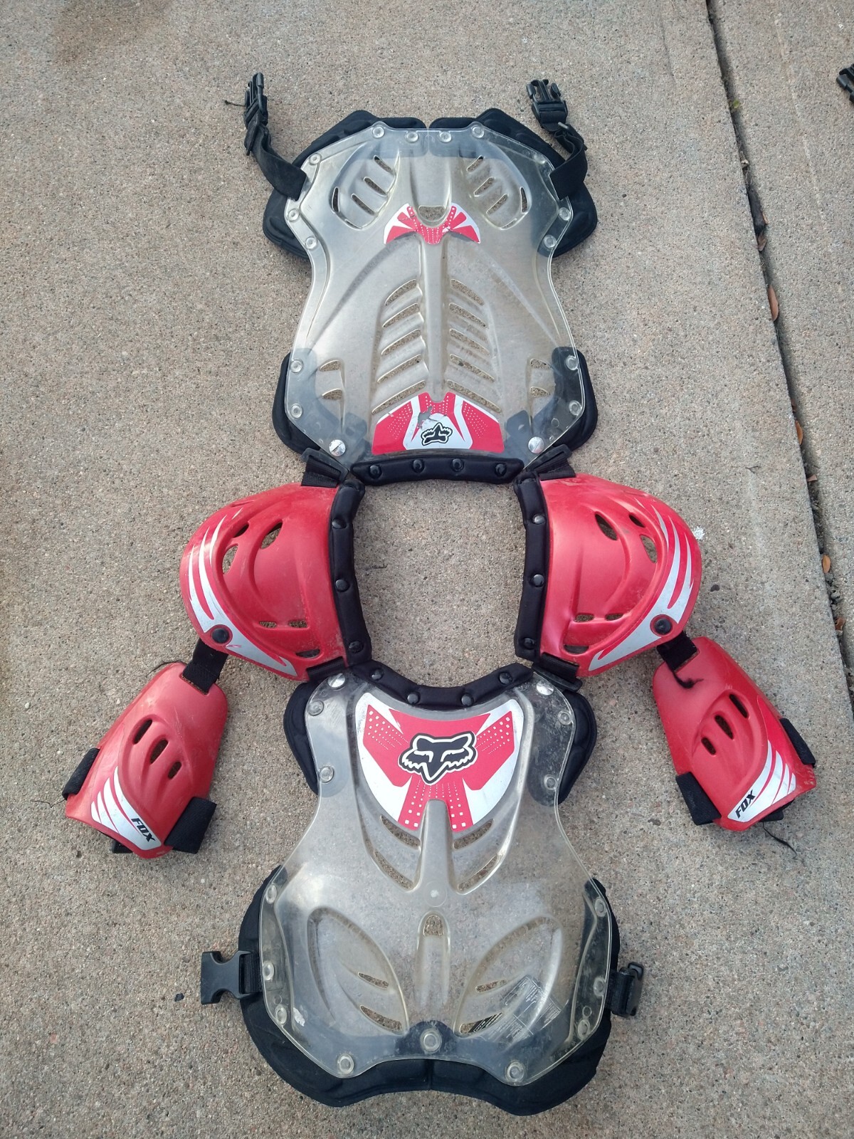 Fox Racing R3 Chest Guard Roost Deflector Chest Protector Youth Kids Medium eBay