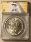 1884 O Morgan Silver Dollar VAM-15 MS64 ANACS