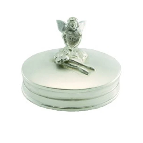 Antique silver tooth fairy best sale box