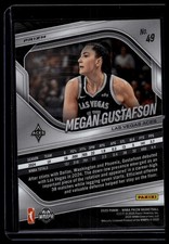 2025 Panini Prizm WNBA #49 Megan Gustafson White Seismic Prizms
